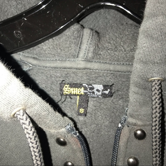 Rare vintage SMET studded hoodie - Picture 7 of 7